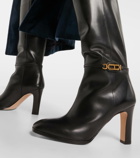 Tom Ford Whitney leather knee-high boots