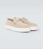 Christian Louboutin Paqueboat suede boat shoes