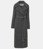 Jil Sander Wool-blend wrap coat