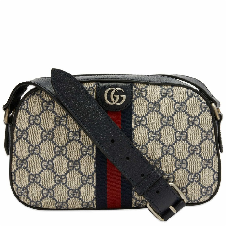 Photo: Gucci Men's Ophidia GG Monogram Camera Bag in Beige 