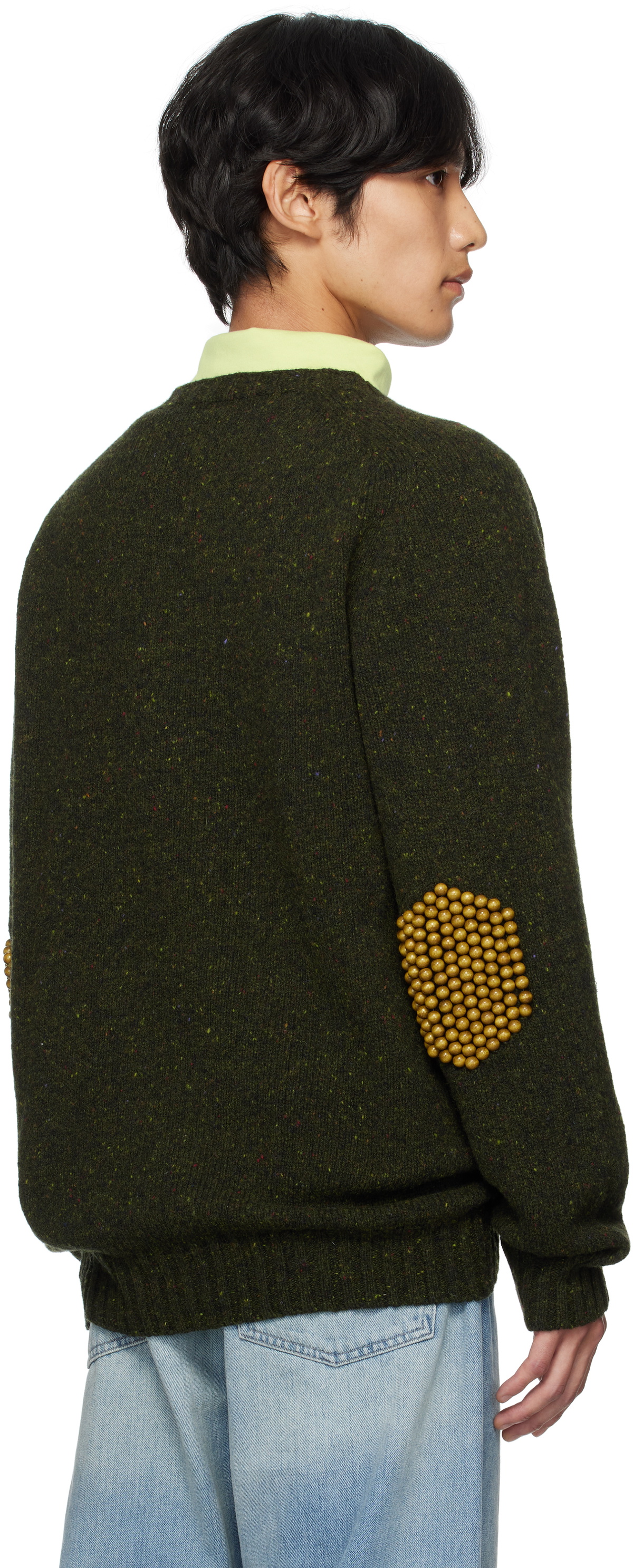 Bless Green N°80 Pearlpad Sweater