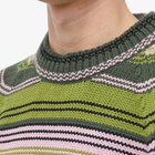 Kenzo Paris Men's Kenzo Rue Vivienne Crew Knit in Green