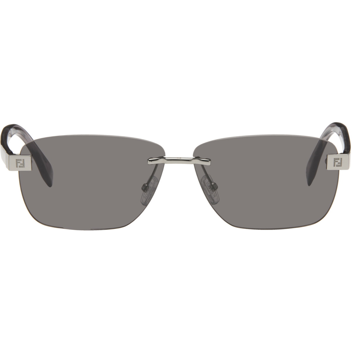 Fendi Silver 'Fendi Sky' Sunglasses