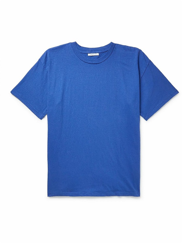 Photo: John Elliott - University Cotton-Jersey T-Shirt - Blue