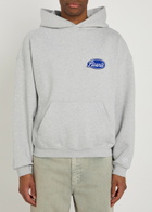 Picante Senna Hooded Cotton Sweatshirt Grey