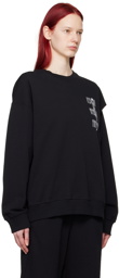 MM6 Maison Margiela Black Cutout Sweatshirt