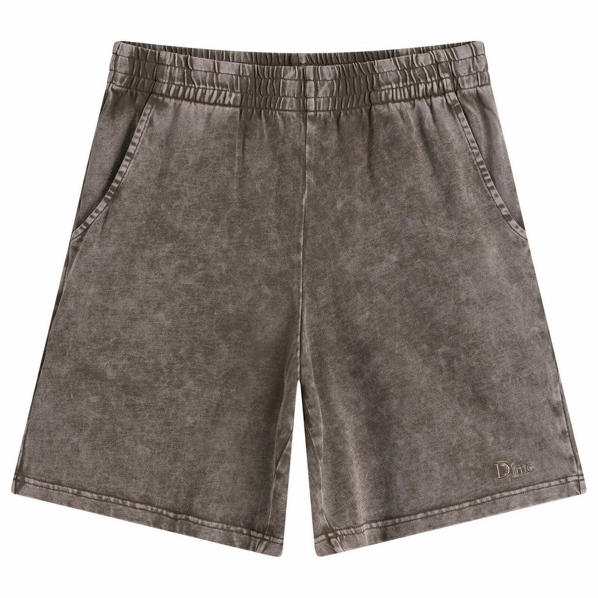 Dime Women's Classic Jersey Sweatshorts in Brown Washed