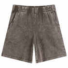 Dime Women's Classic Jersey Sweatshorts in Brown Washed