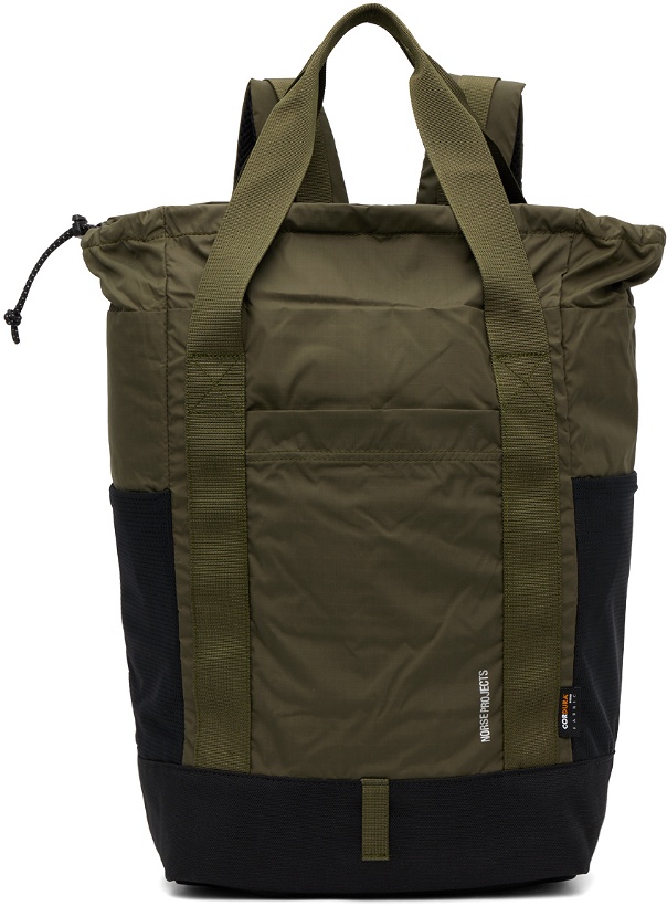Photo: NORSE PROJECTS Khaki Hybrid Backpack