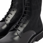 Valentino Men's Combat Boot in Black
