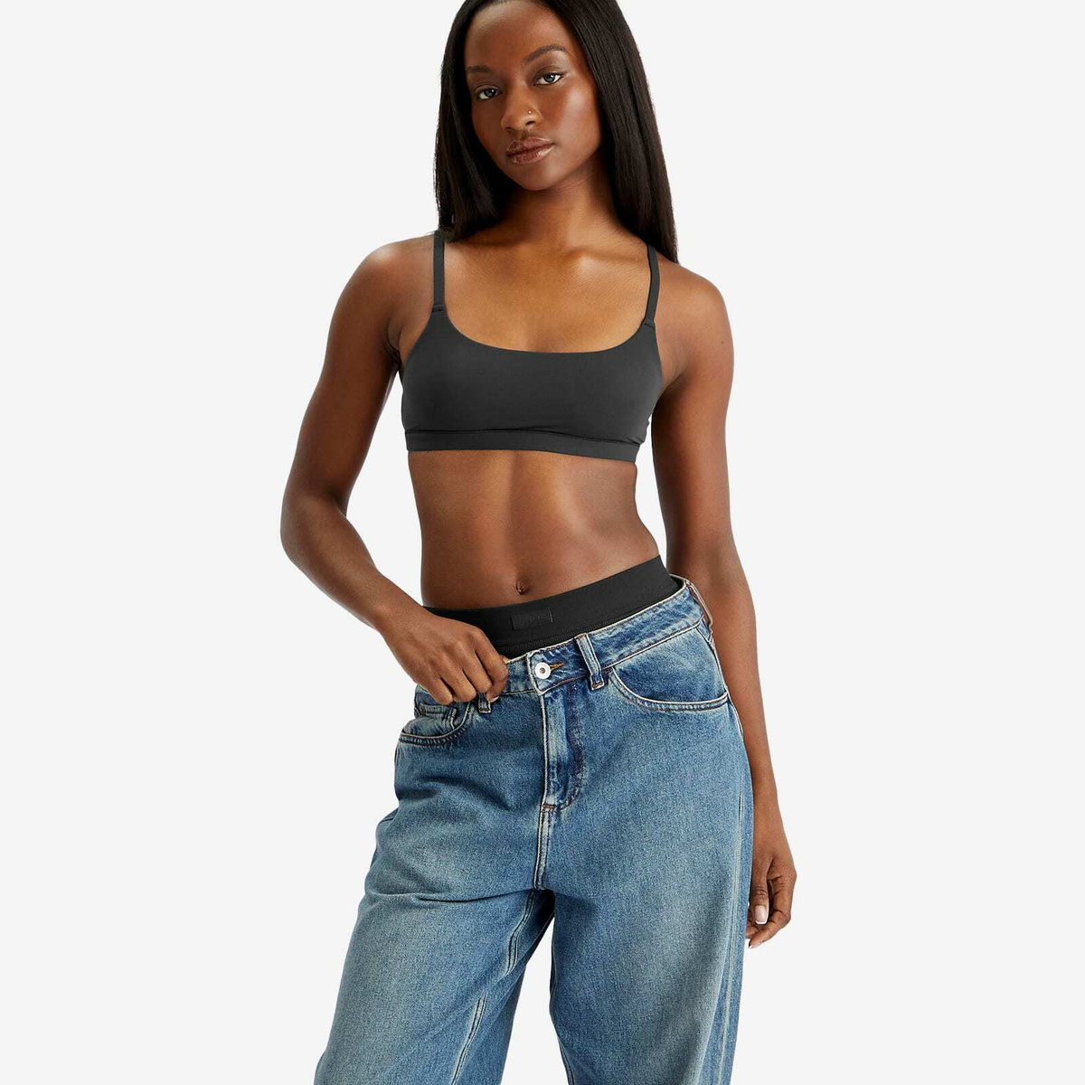 【SKIMS】SCOOP BRALETTE FITS EVERYBODY SCOOP BRALETTE | ONYX