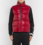 Moncler - Alrance Quilted Shell Hooded Down Gilet - Men - Red