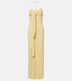 Loewe Paula's Ibiza crêpe jersey maxi dress