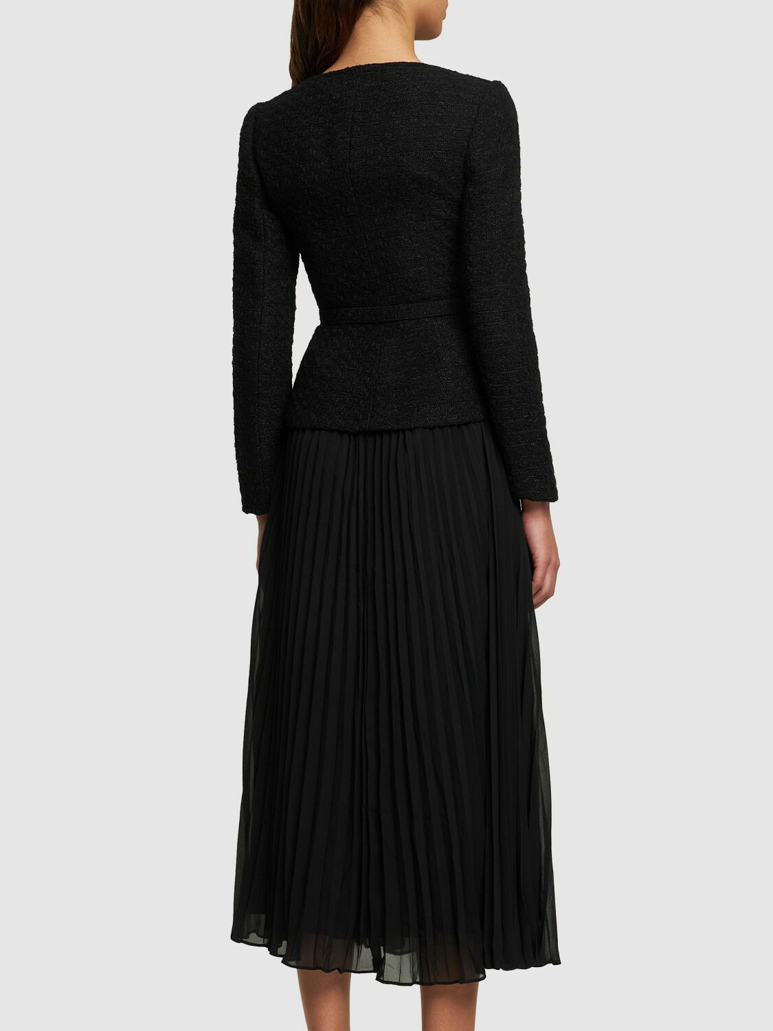 self portrait panelled pleated midi dress Self-Portrait Pleated Chiffon Midi Dress in Mint Green - Kate Middleton Dresses