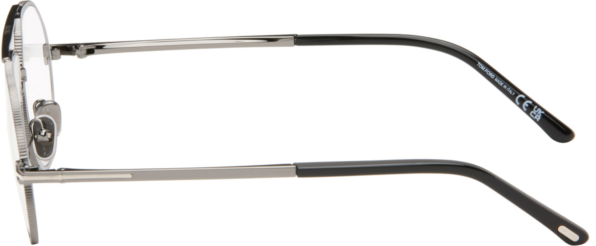 TOM FORD Gunmetal Aviator Blue Light Glasses