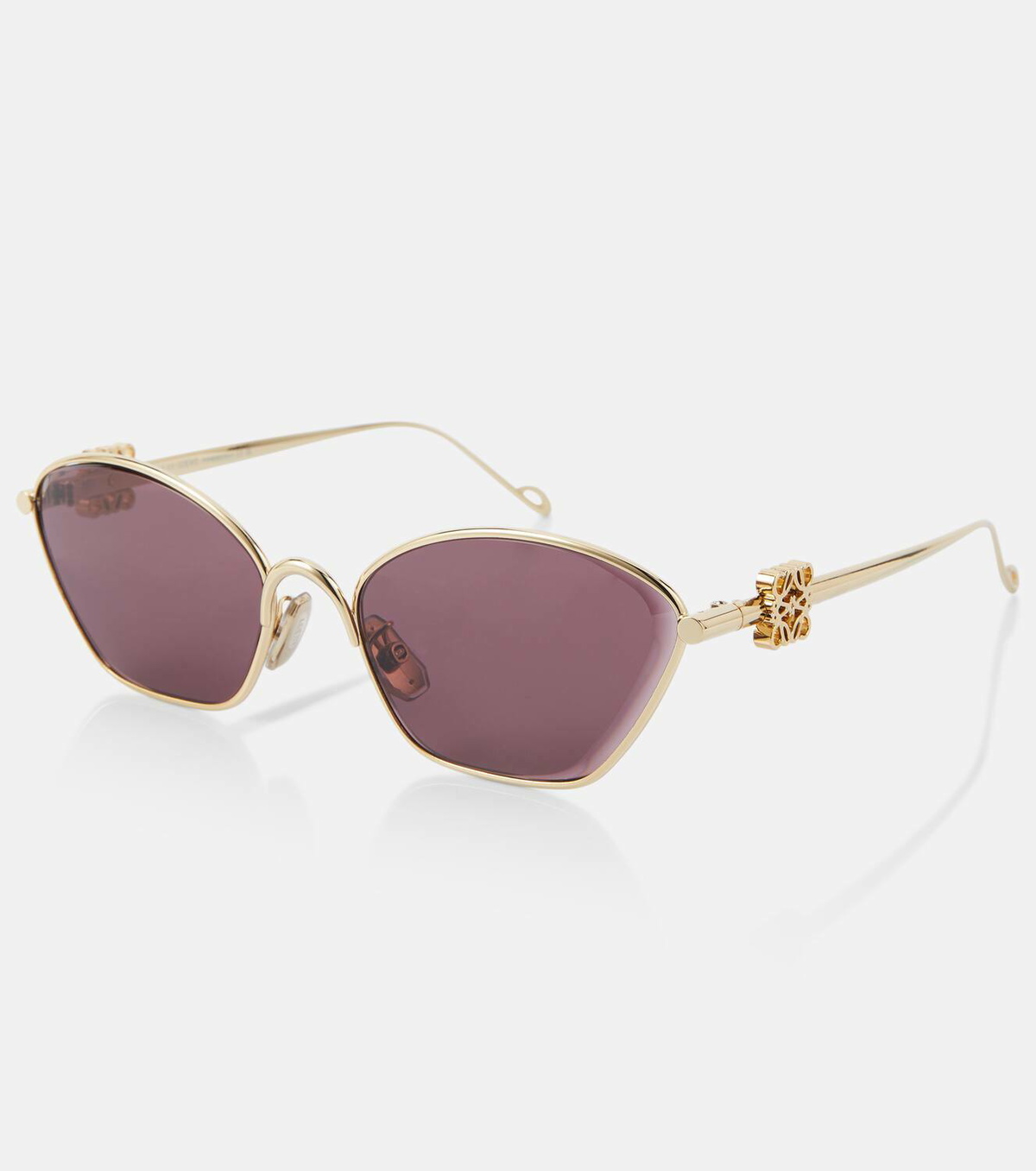 LOEWE EYEWEAR Anagram Dフレーム サングラス(オレンジ) Loewe Screen Sunglasses (Sunglasses) IFCHIC.COM