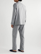 Anderson & Sheppard - Cotton and Cashmere-Blend Pyjama Set - Gray