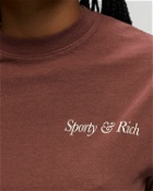Sporty & Rich Hwcny Tee Red - Mens - Shortsleeves