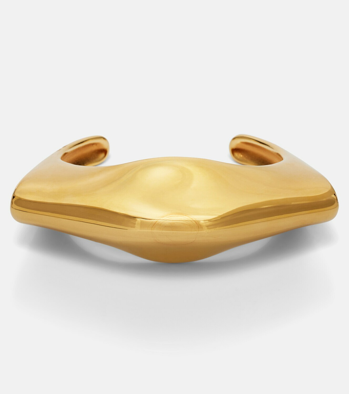 Khaite Lotus 18kt gold-plated cuff bracelet