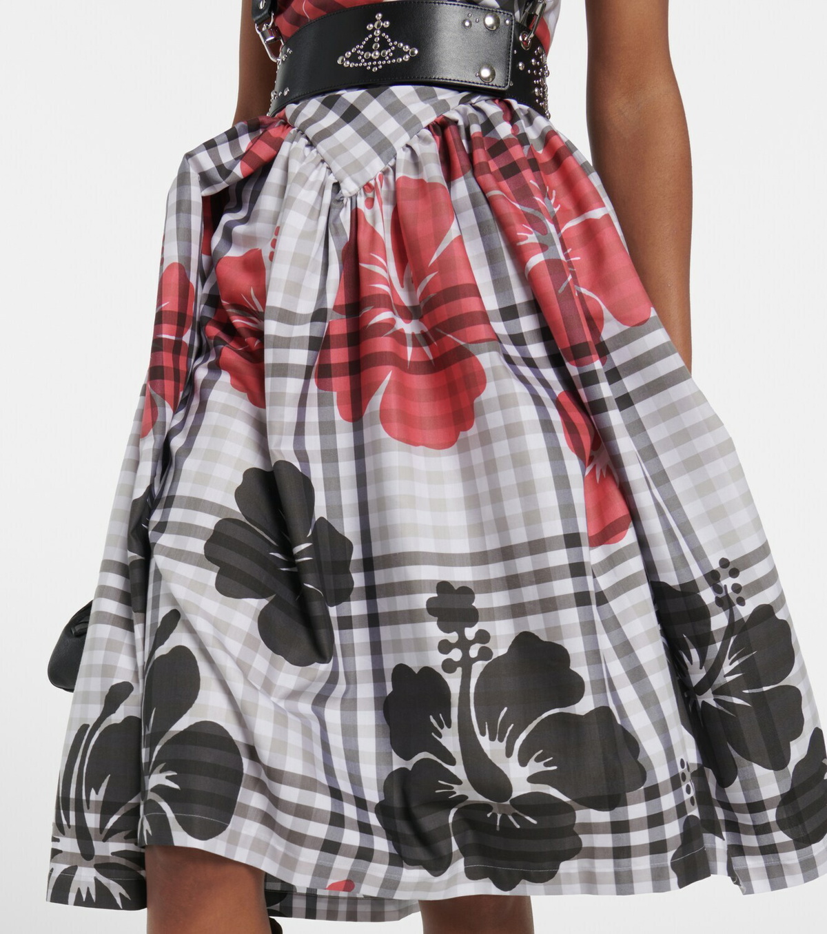 ワンピース VIVIENNE WESTWOOD Women Mid Skirts 25P1601004QJ009C A401 WHI Vivienne Westwood - Sunday printed cotton-blend midi dress