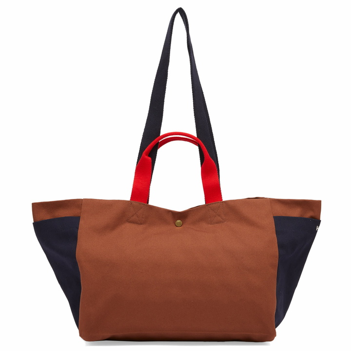 Photo: HAY Weekend Bag - Small in Brown Multi 