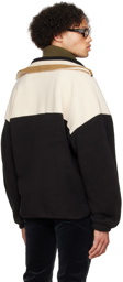 Isabel Marant Black & White Malti Zip Sweater