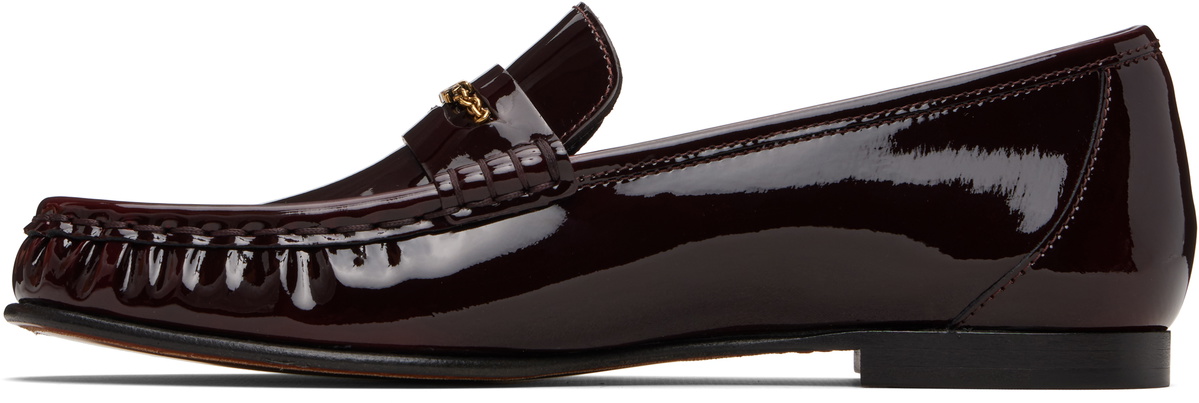 Chloé Burgundy 'Chloé' Loafers