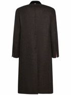 THOM BROWNE - Single Breast Wool Long Coat