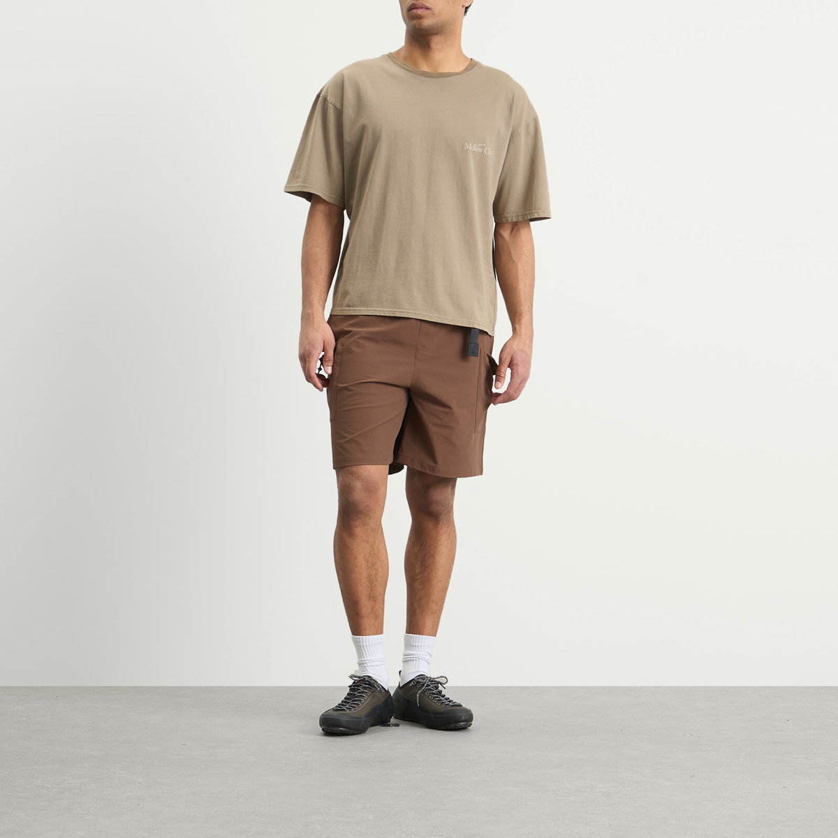Mellow Clo Men's Everyday T-Shirt in Washed Brown