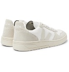 Veja - V-10 Rubber-Trimmed Suede and B-Mesh Sneakers - Men - White