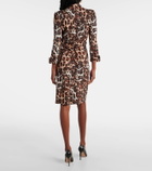 Diane von Furstenberg Sheska leopard-print midi dress