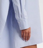 Proenza Schouler Isla striped cotton and silk shirt