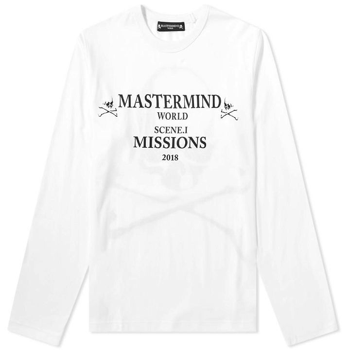 Photo: MASTERMIND WORLD Long Sleeve Missions Logo Tee