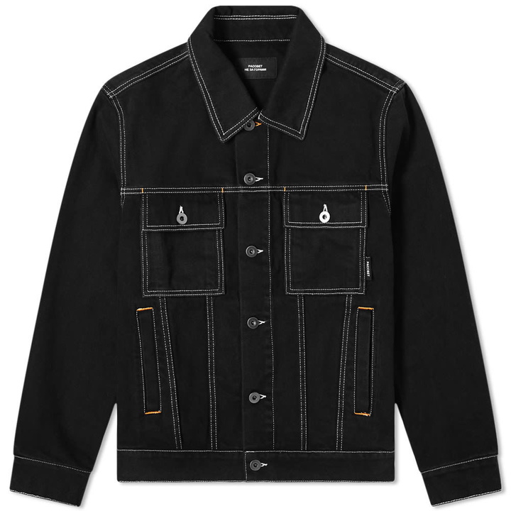 Photo: PACCBET Contrast Stitch Western Jacket