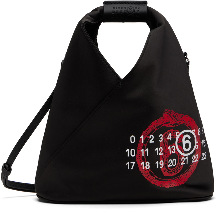 Photo: MM6 Maison Margiela SSENSE Exclusive Black 'Year of the Snake' Triangle Crossbody Bag