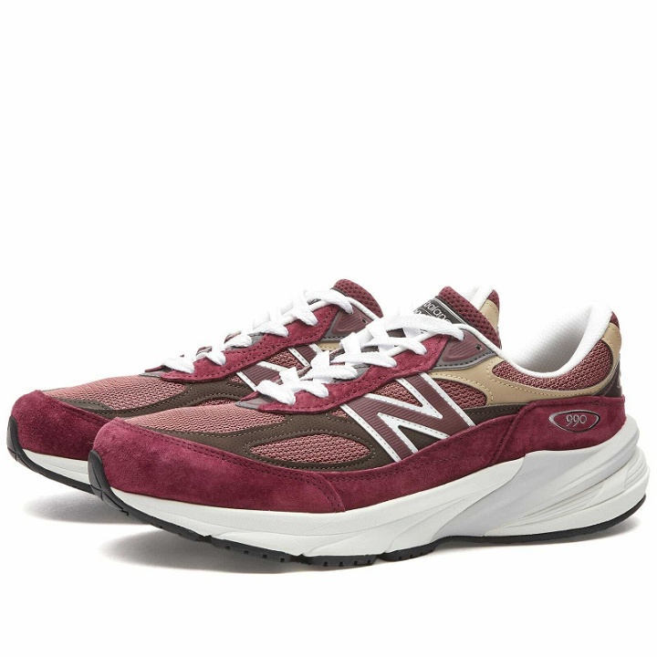 Photo: New Balance Men's U990BT6 - Made in USA Sneakers in Red