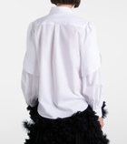 Noir Kei Ninomiya Embellished cotton shirt