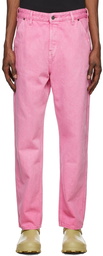 Jacquemus Pink 'Le De Nîmes' Jeans