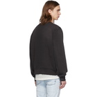 Amiri Black College Logo Sweatshirt