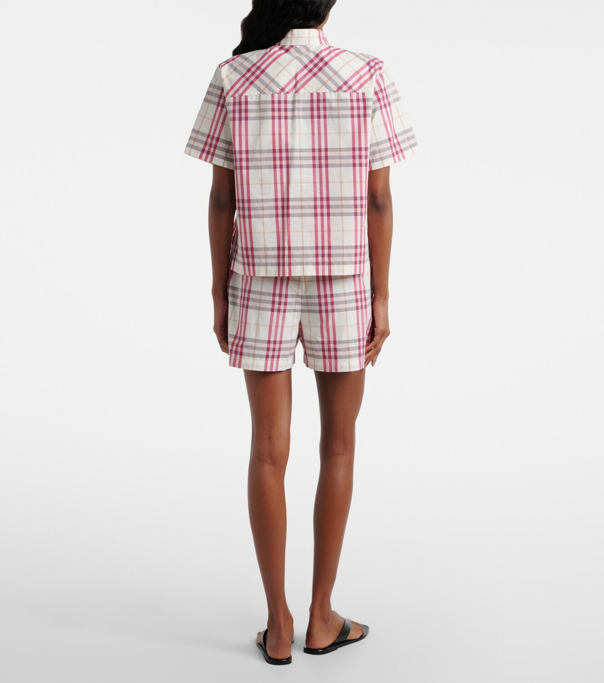 Burberry EKD Burberry Check cotton shorts