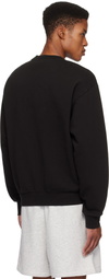 SKIMS Black Terry Classic Crewneck Sweatshirt
