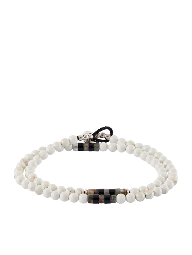 Photo: Mikia - Sterling Silver Magnesite Bracelet - White
