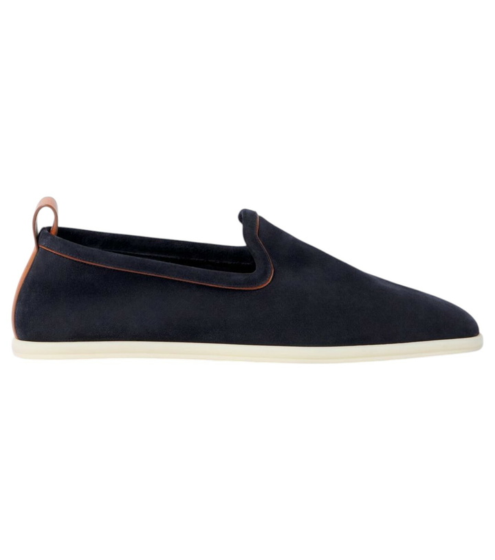Photo: Loro Piana Venice Walk suede loafers