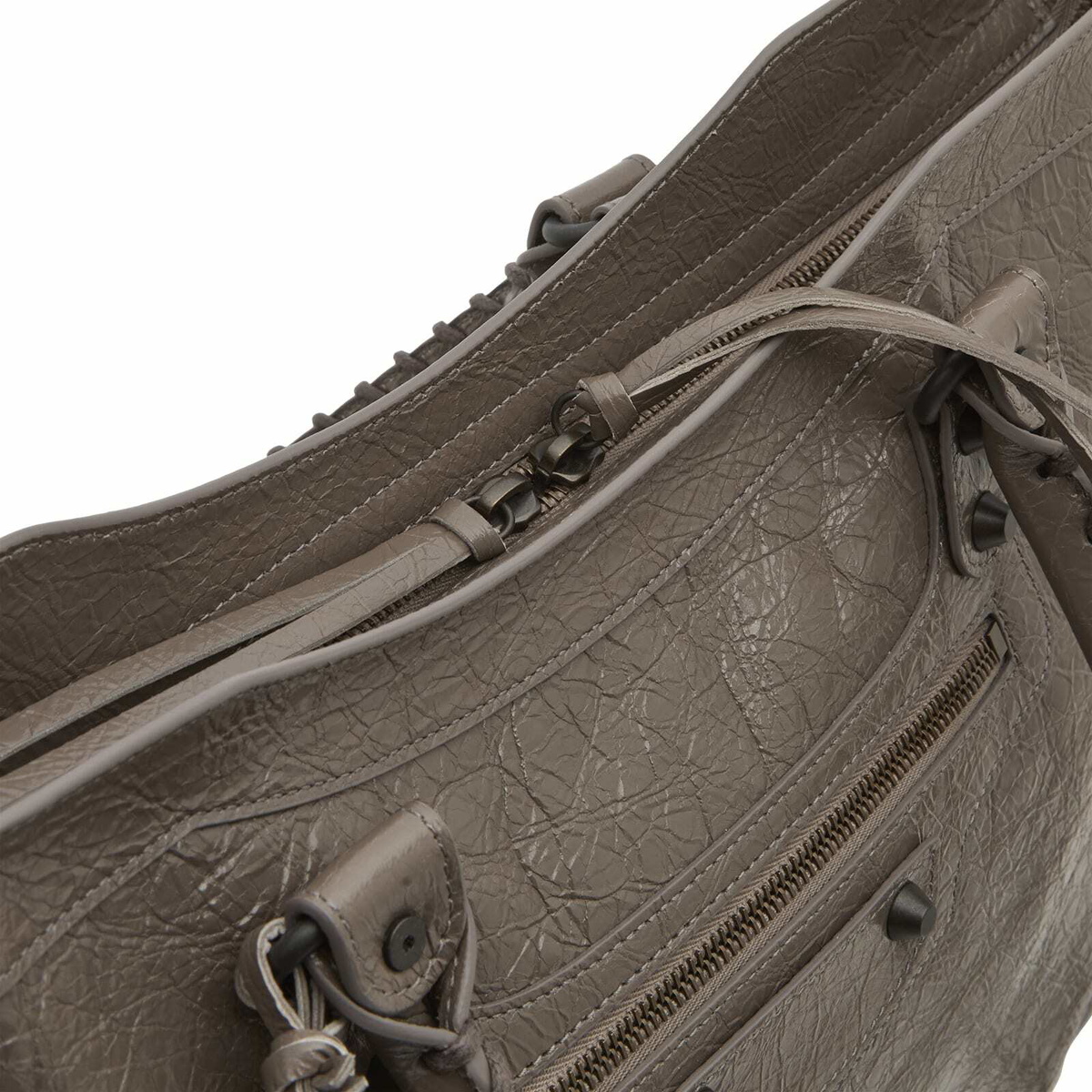 Balenciaga Men's Le City Large Bag in Dark Noix 