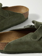 Birkenstock - Boston Suede Clogs - Green