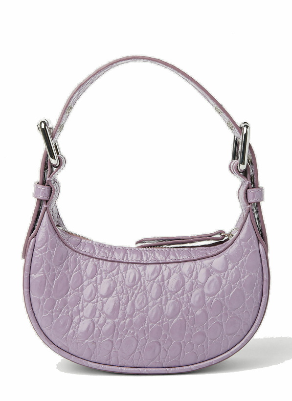 Photo: BY FAR - Mini Soho Shoulder Bag in Purple