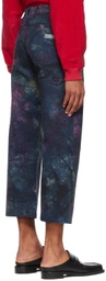 PALMER Purple Tie-Dye Jeans