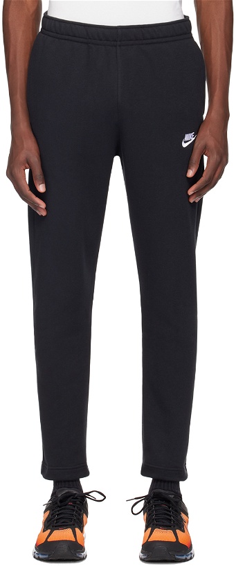 Photo: Nike Black Embroidered Sweatpants