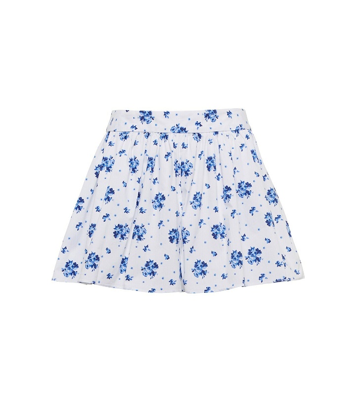 Photo: Caroline Constas Teagen floral cotton-blend shorts