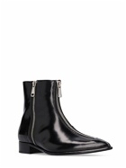 DOLCE & GABBANA - Achille Leather Zip Ankle Boots